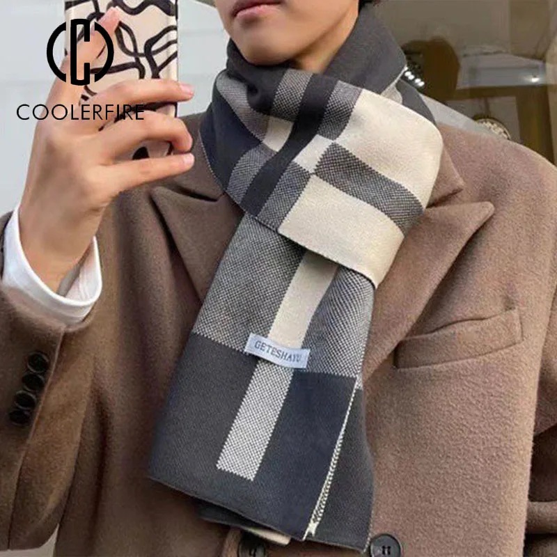 New Winter Men Scarf Keep Warm - огляд і ціна Wool Scarf Men