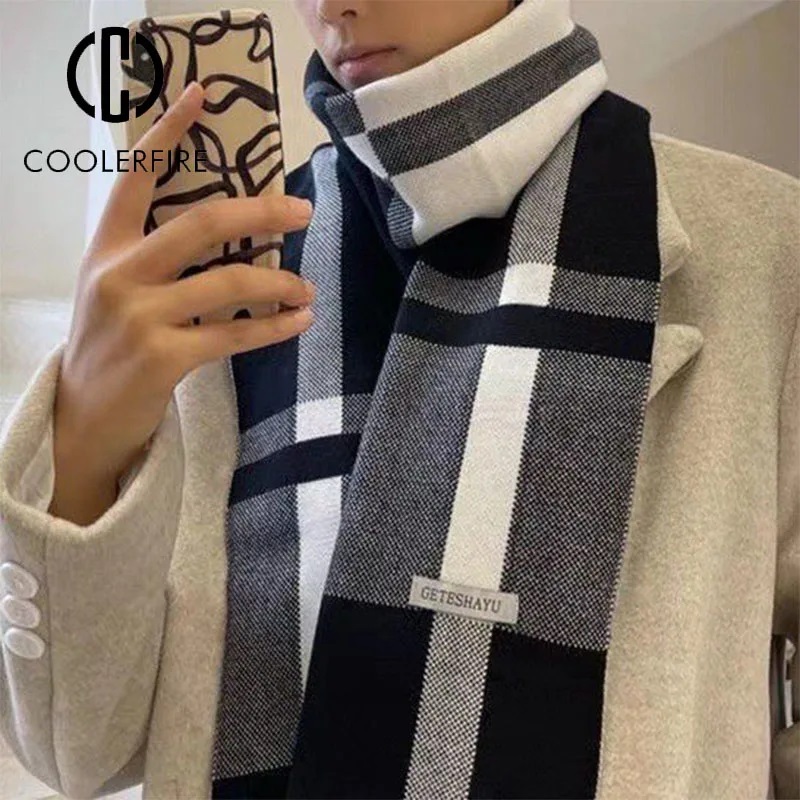 New Winter Men Scarf Keep Warm - огляд і ціна Wool Scarf Men