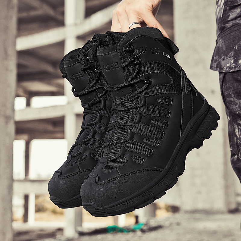 Men Tactical Boots Lace Up Bra - огляд і ціна Waterproof Winter Boot